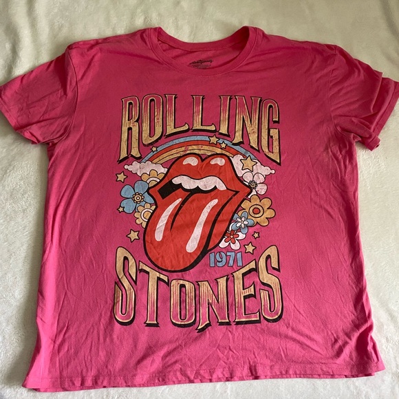 The Rolling Stones Pink Graphic Tee - Picture 1 of 3